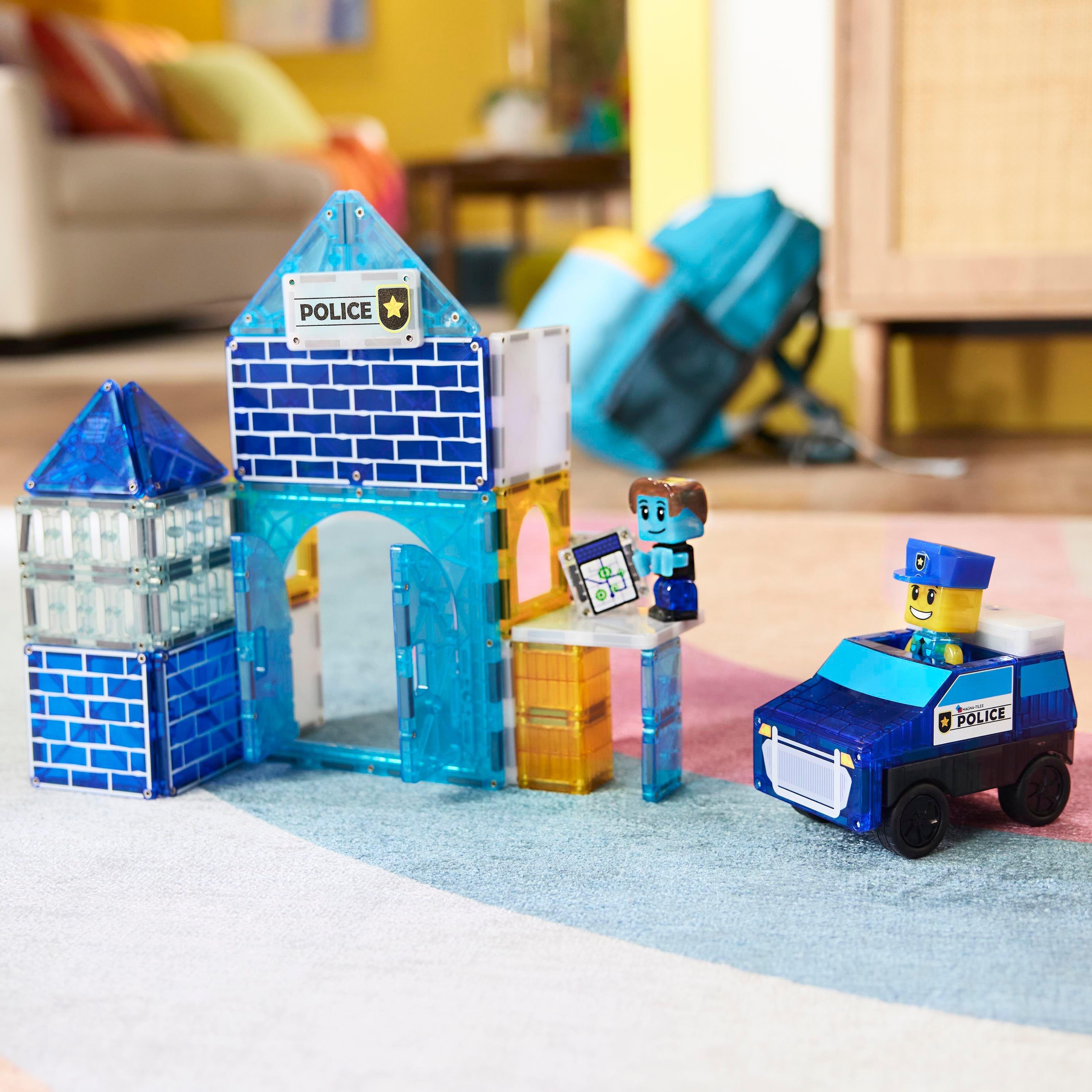 MagnaTiles Police Station - 35 Parça