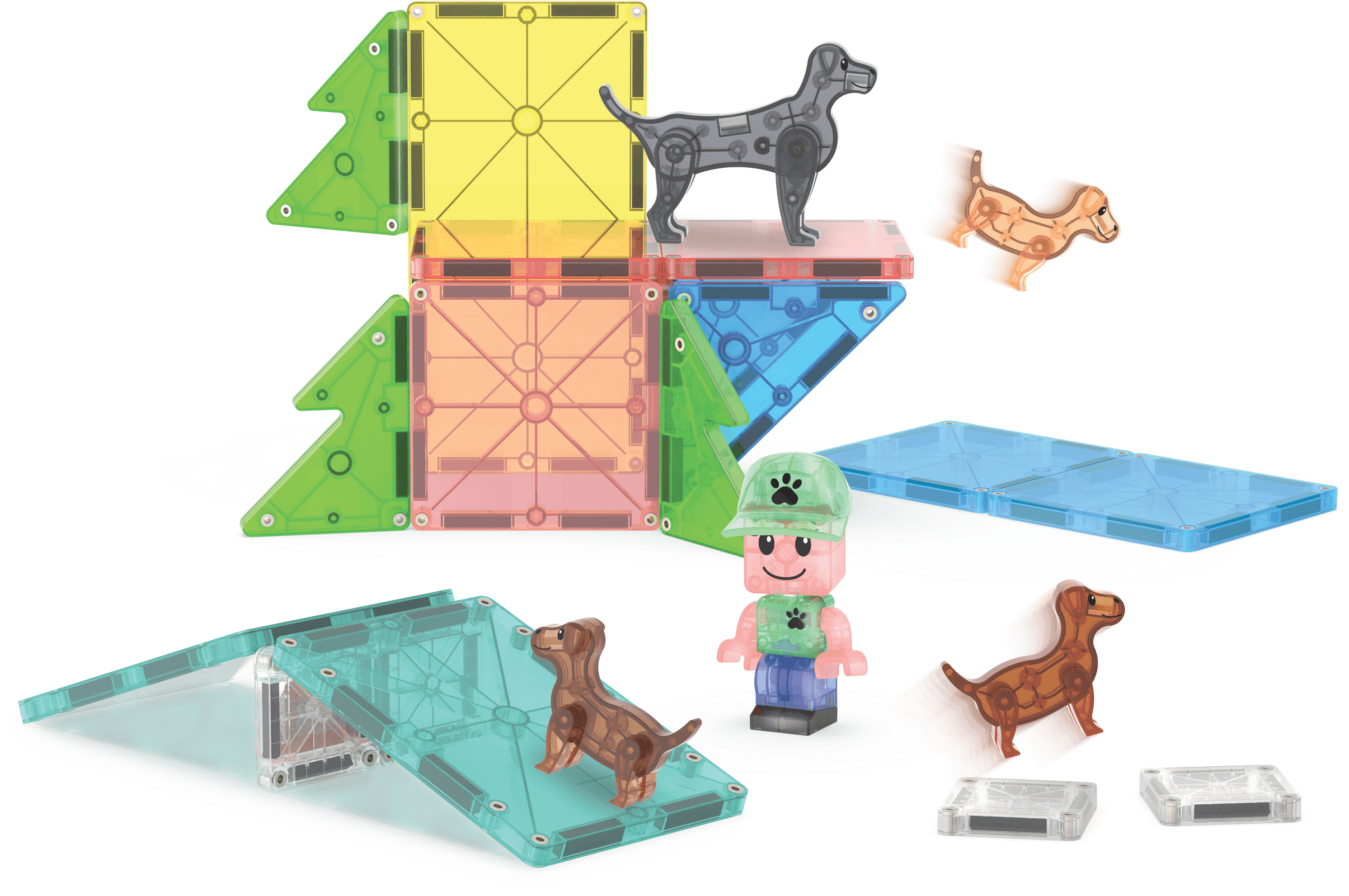 MagnaTiles Puppy Park - 27 Parça
