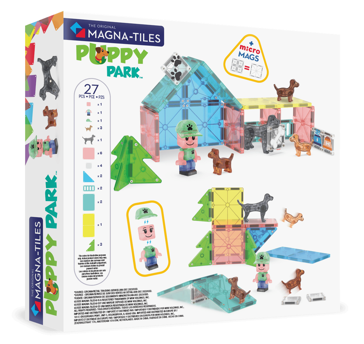 MagnaTiles Puppy Park - 27 Parça