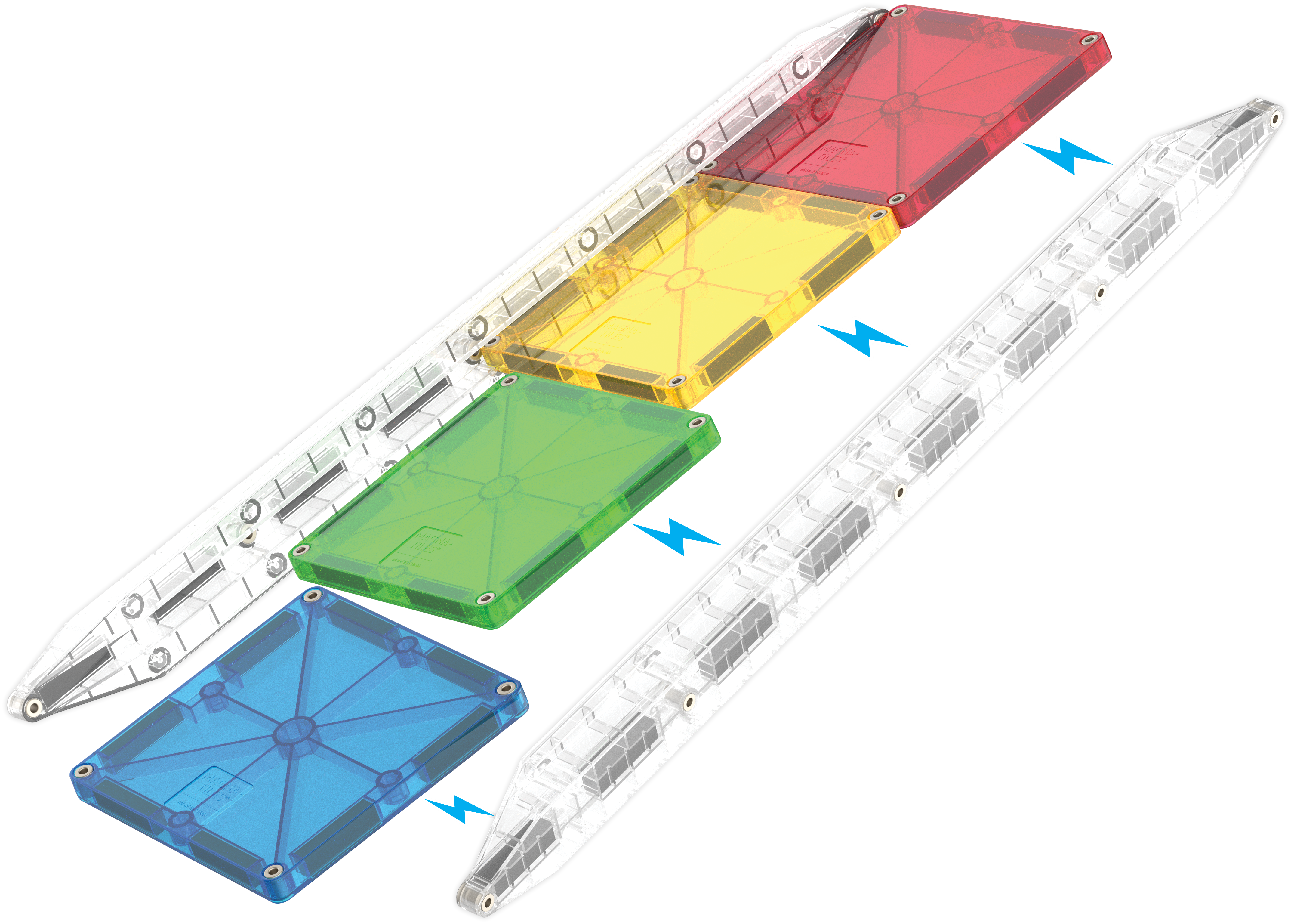 MagnaTiles Rail Racers Deluxe - 90 Parça