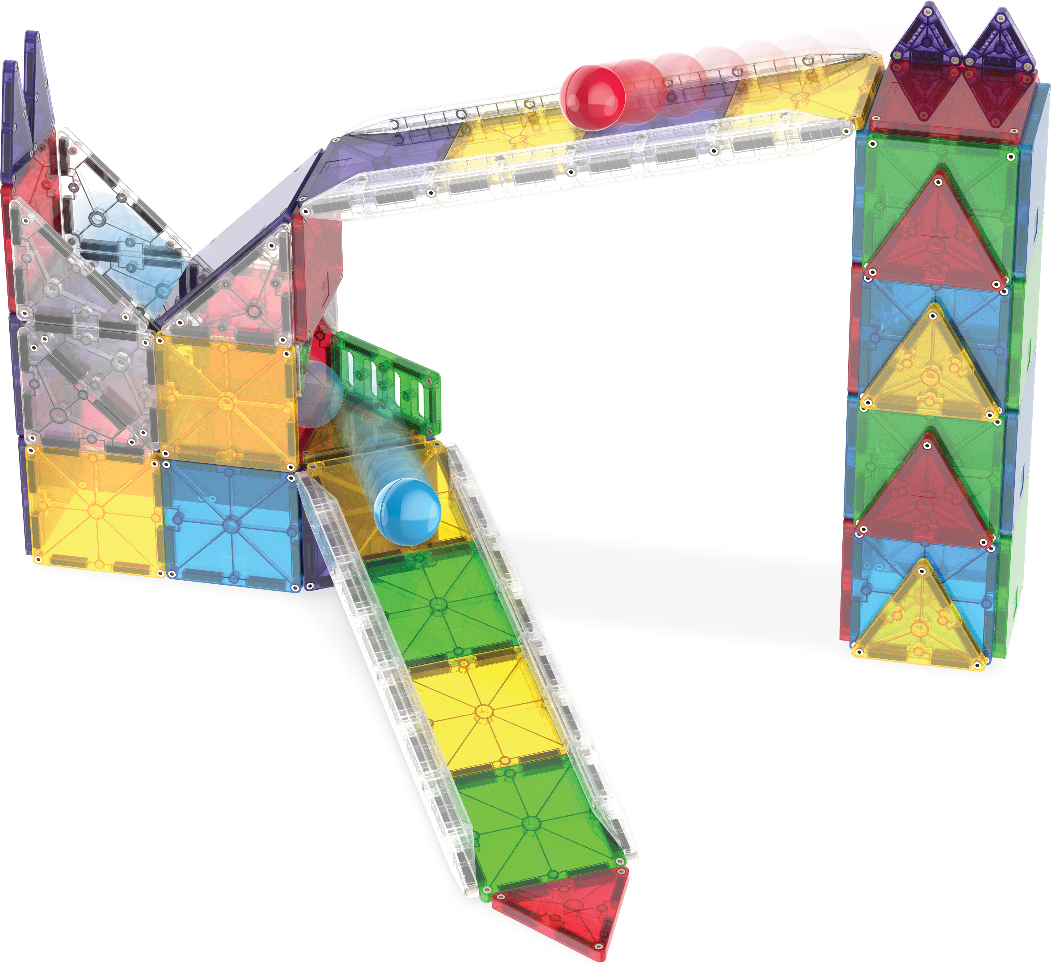 MagnaTiles Rail Racers Deluxe - 90 Parça