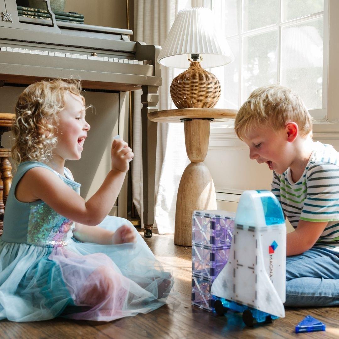 MagnaTiles Space + microMAGS - Uzay - 32 Parça