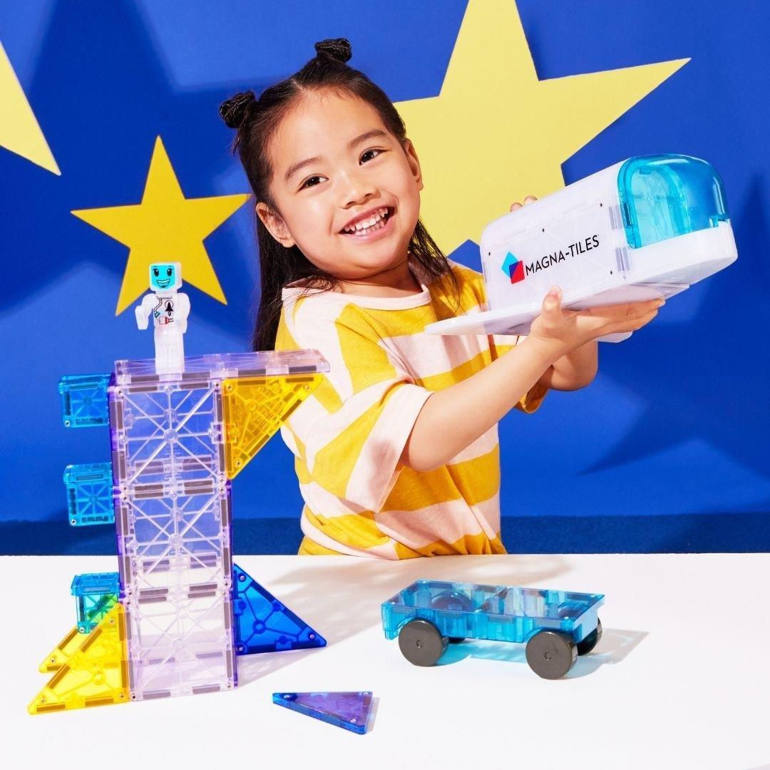 MagnaTiles Space + microMAGS - Uzay - 32 Parça