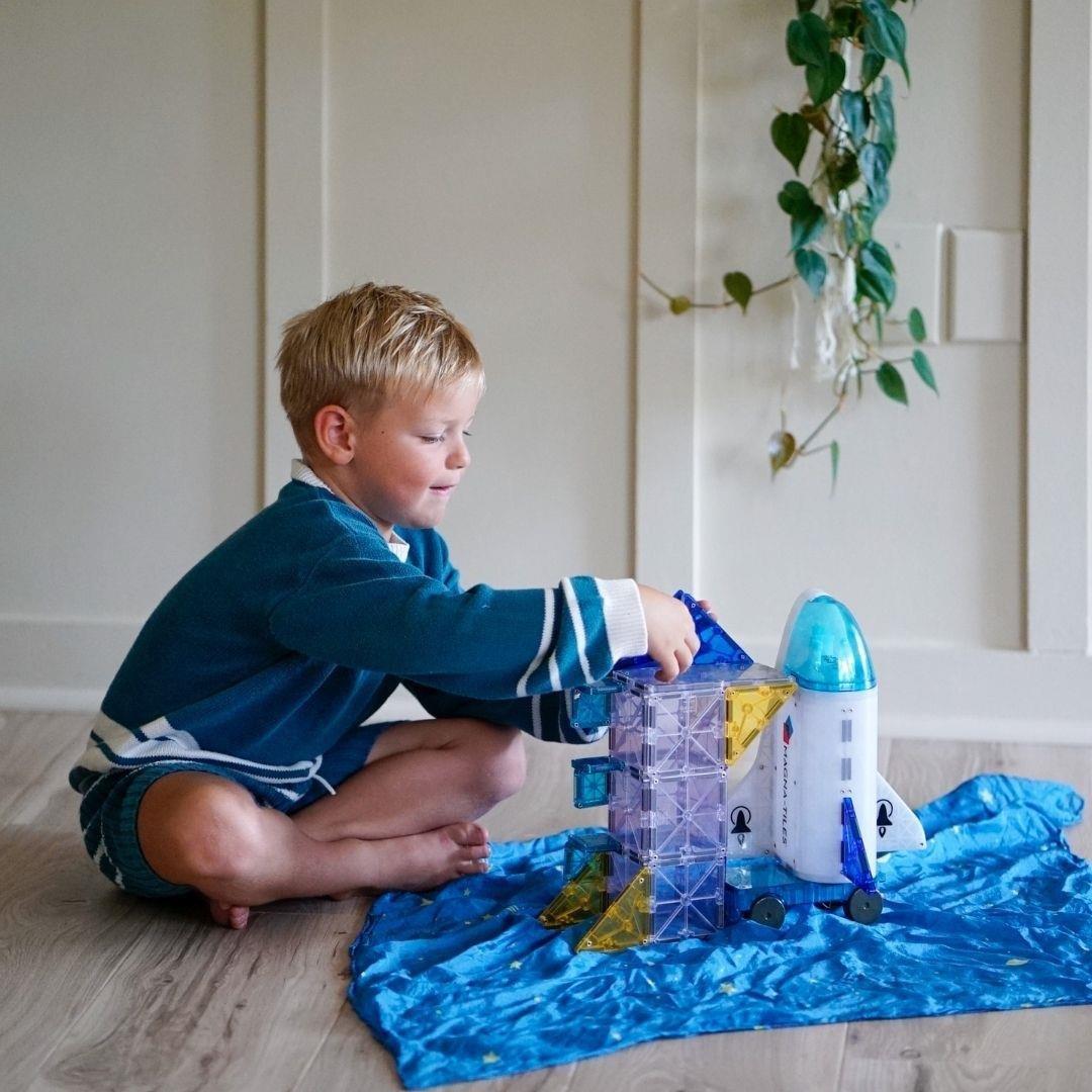 MagnaTiles Space + microMAGS - Uzay - 32 Parça