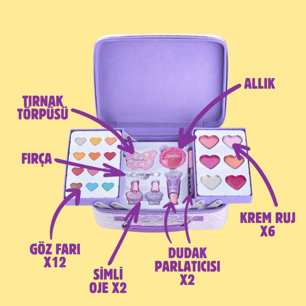 Martinelia Kılıflı Makyaj Seti - Shimmer Wings