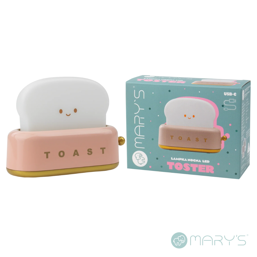 Mary's Toaster Pembe Led Gece Lambası
