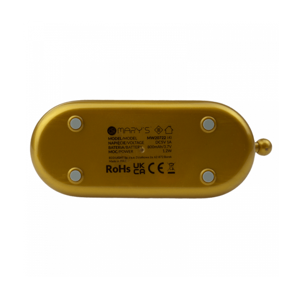 Mary's Toaster Sarı Led Gece Lambası