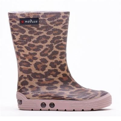 Meduse Airdim Panthere/Vieux Rose Boots - Leopar