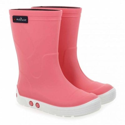 Meduse Airport Bonbon/Blanc Boots- Pembe