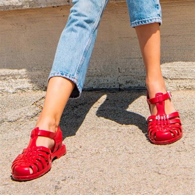 Meduse Çocuk Sandalet - Sun Carmin Kırmızı