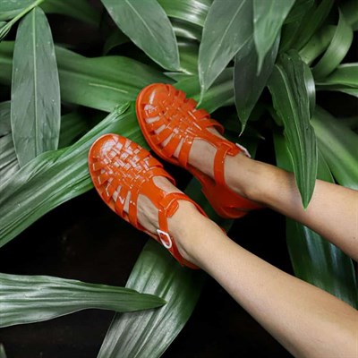 Meduse Çocuk Sandalet - Sun Flamme Şeffaf Turuncu