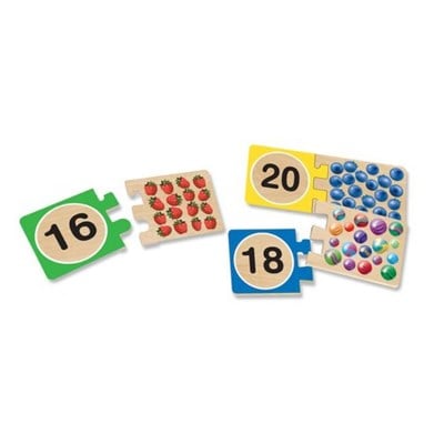 Melissa - Doug Ahşap Sayılar Eşleştirme Yapbozu