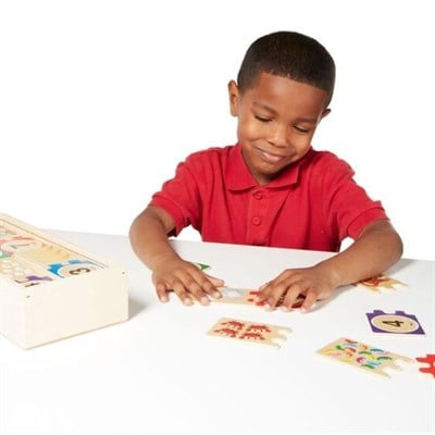 Melissa - Doug Ahşap Sayılar Eşleştirme Yapbozu