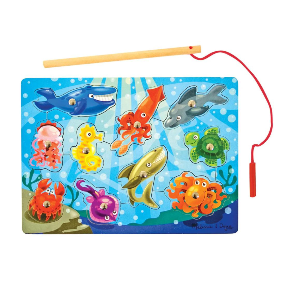 Melissa - Doug Ahşap Mıknatıslı Balık Tutma