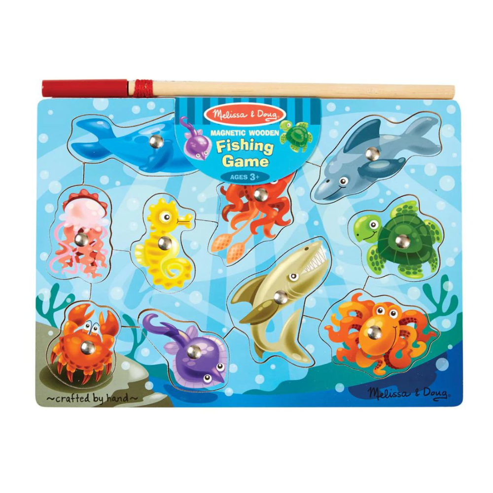 Melissa - Doug Ahşap Mıknatıslı Balık Tutma