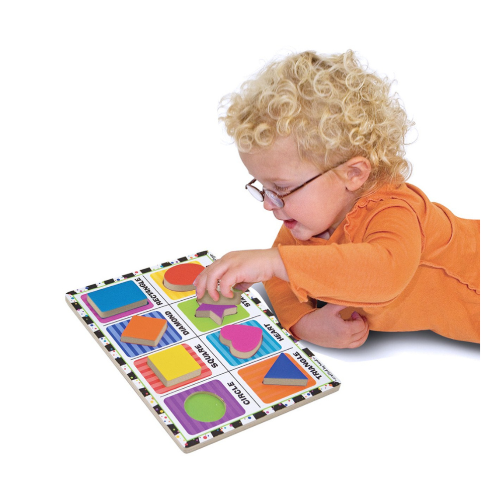 Melissa - Doug Ahşap Tombul Yapboz - Şekiller