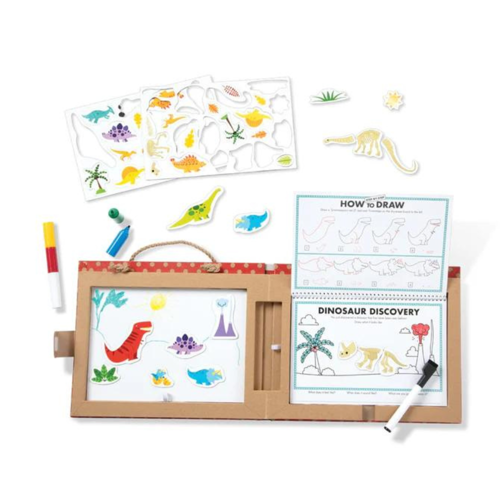 Melissa - Doug Oyna, Çiz, Yarat - Dinozorlar