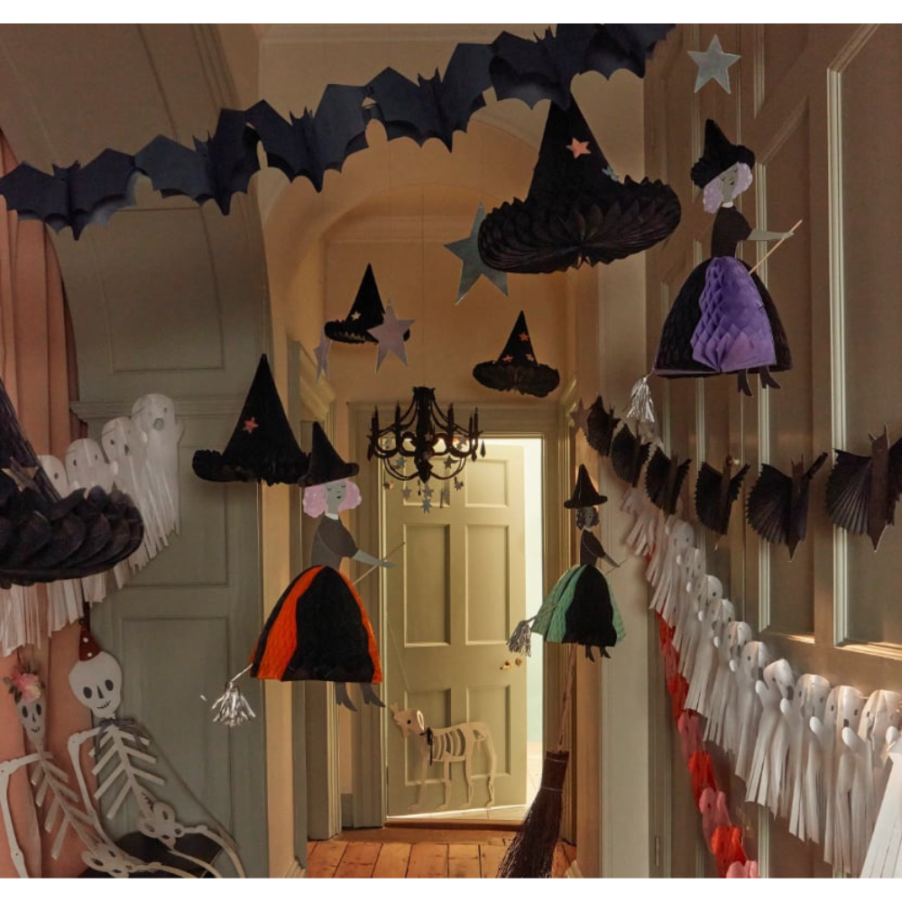 Meri Meri Asılan Süs - Uçan Cadılar Asılan Süs (3'lü)