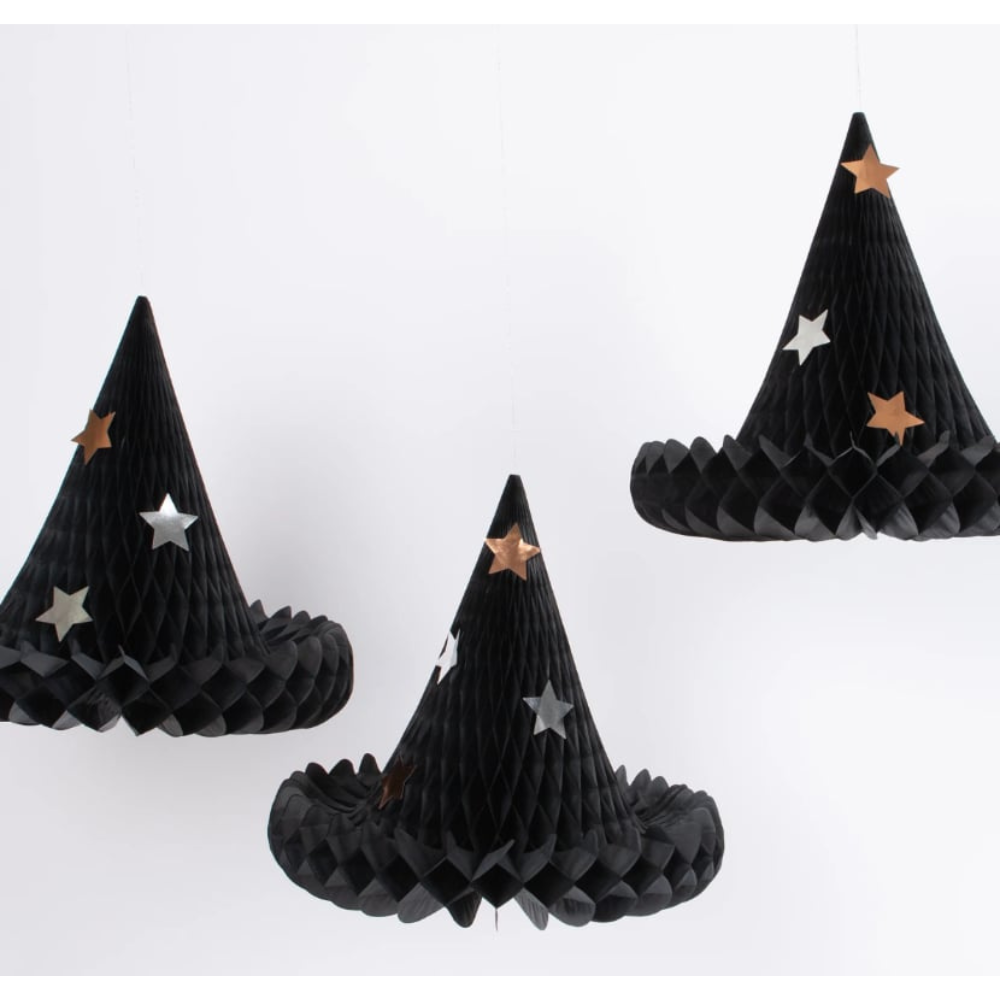 Meri Meri Asılan Süsler - Cadı Şapkası (3'lü)