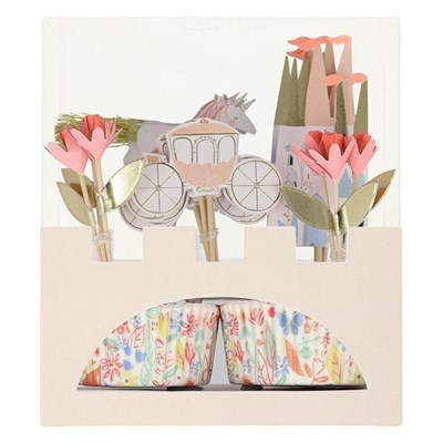 Meri Meri Cupcake Kit - Prenses 24'lü