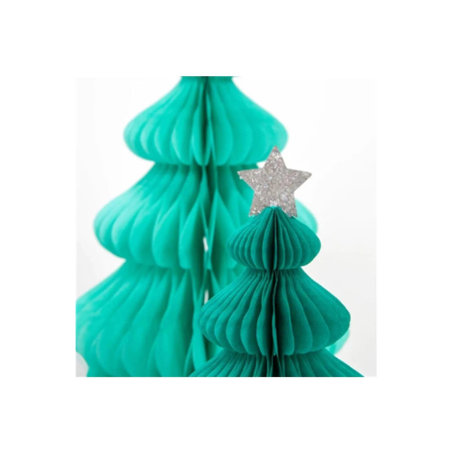 Meri Meri Dekor - Yeşil Orman Petekli Dekorlar - 10'lu