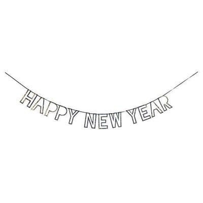 Meri Meri Gümüş Yeni Yıl Asılan Süsü