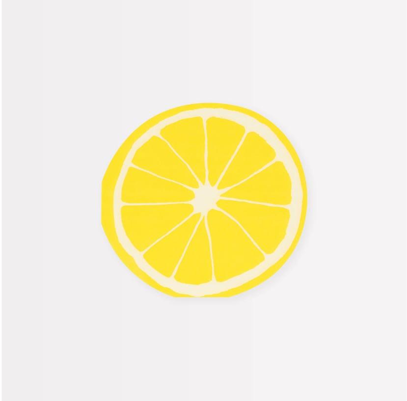 Meri Meri - Limon Peçeteler (x16)