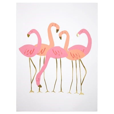 Meri Meri Poster - Flamingo