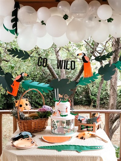 Meri Meri - Tiger Plates - Kaplan Tabak - S