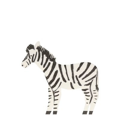 Meri Meri Zebra Peçete (20'li)