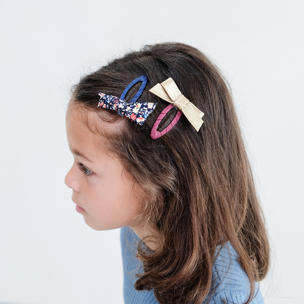 Mimi & Lula Flora Bow 4'lü Toka