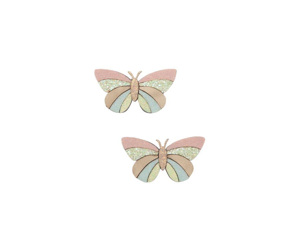 Mimi & Lula Stripe Butterfly 2'li Toka