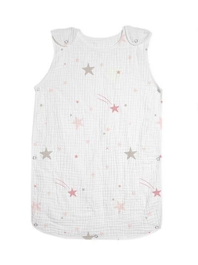 Momeasy Müslin Uyku Yeleği - Pembe Yıldız