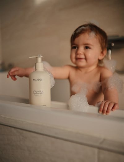 Mushie Baby Kokusuz Saç ve Vücut Şampuanı - 400ml