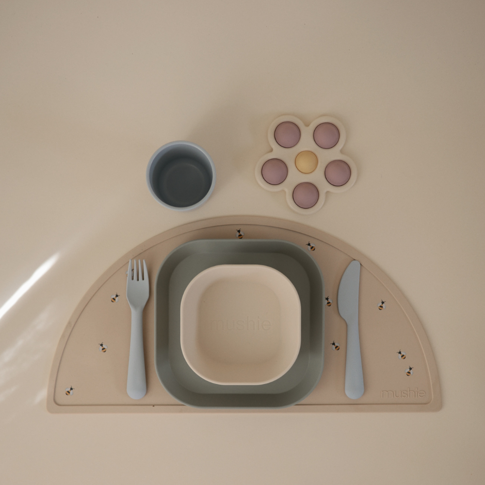 Mushie Çatal Kaşık Bıçak Seti - Cloud