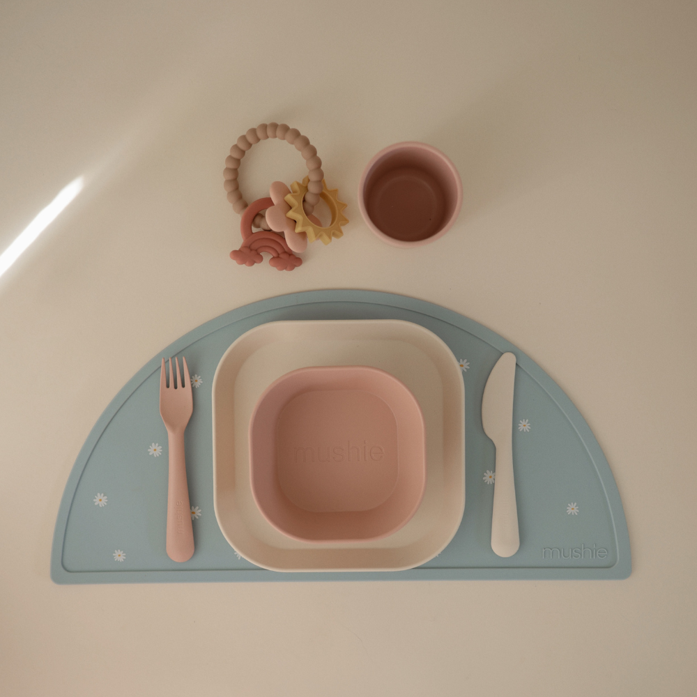 Mushie Çatal Kaşık Bıçak Seti - Sage