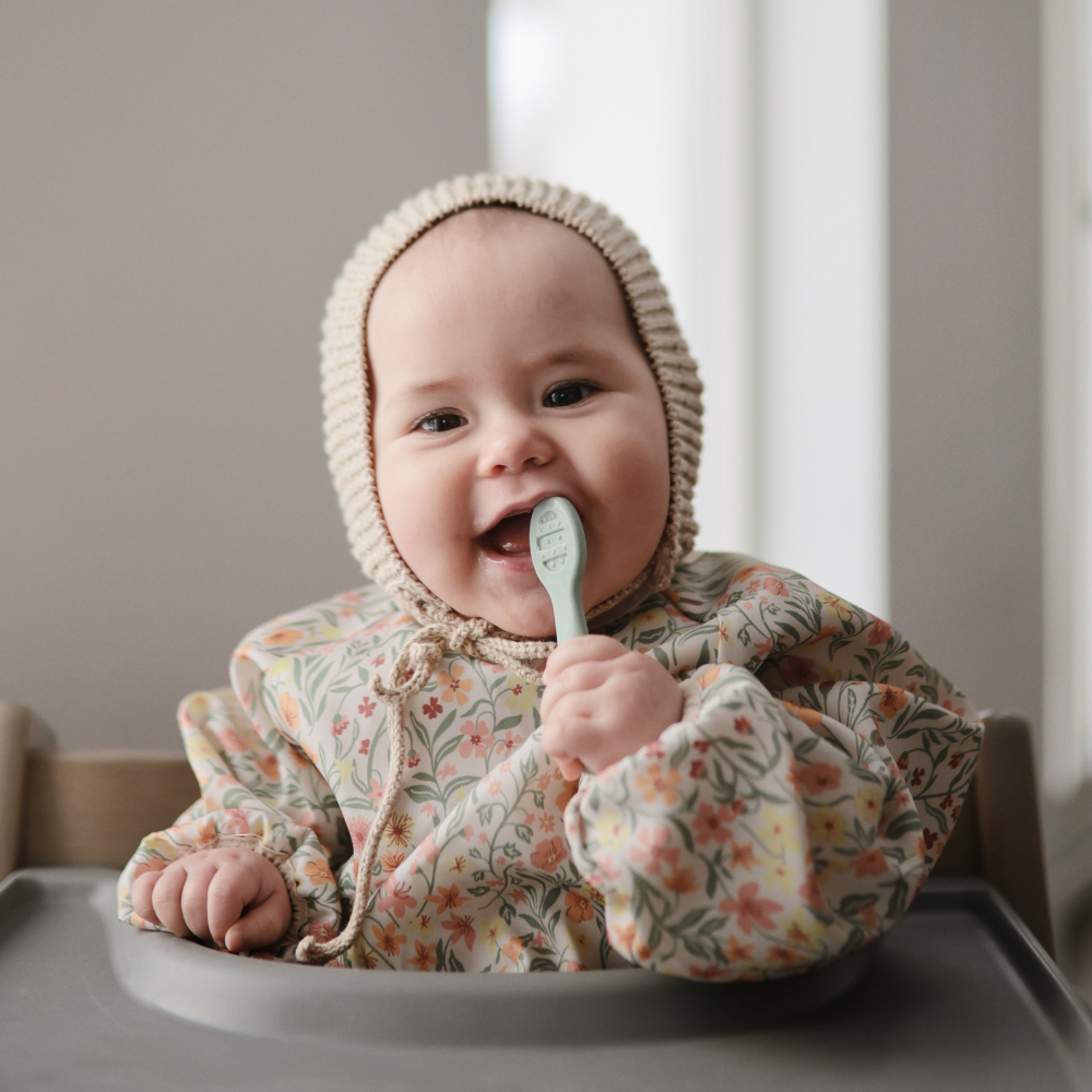 Mushie First Feeding Kaşık Seti - Blush/Shifting Sand