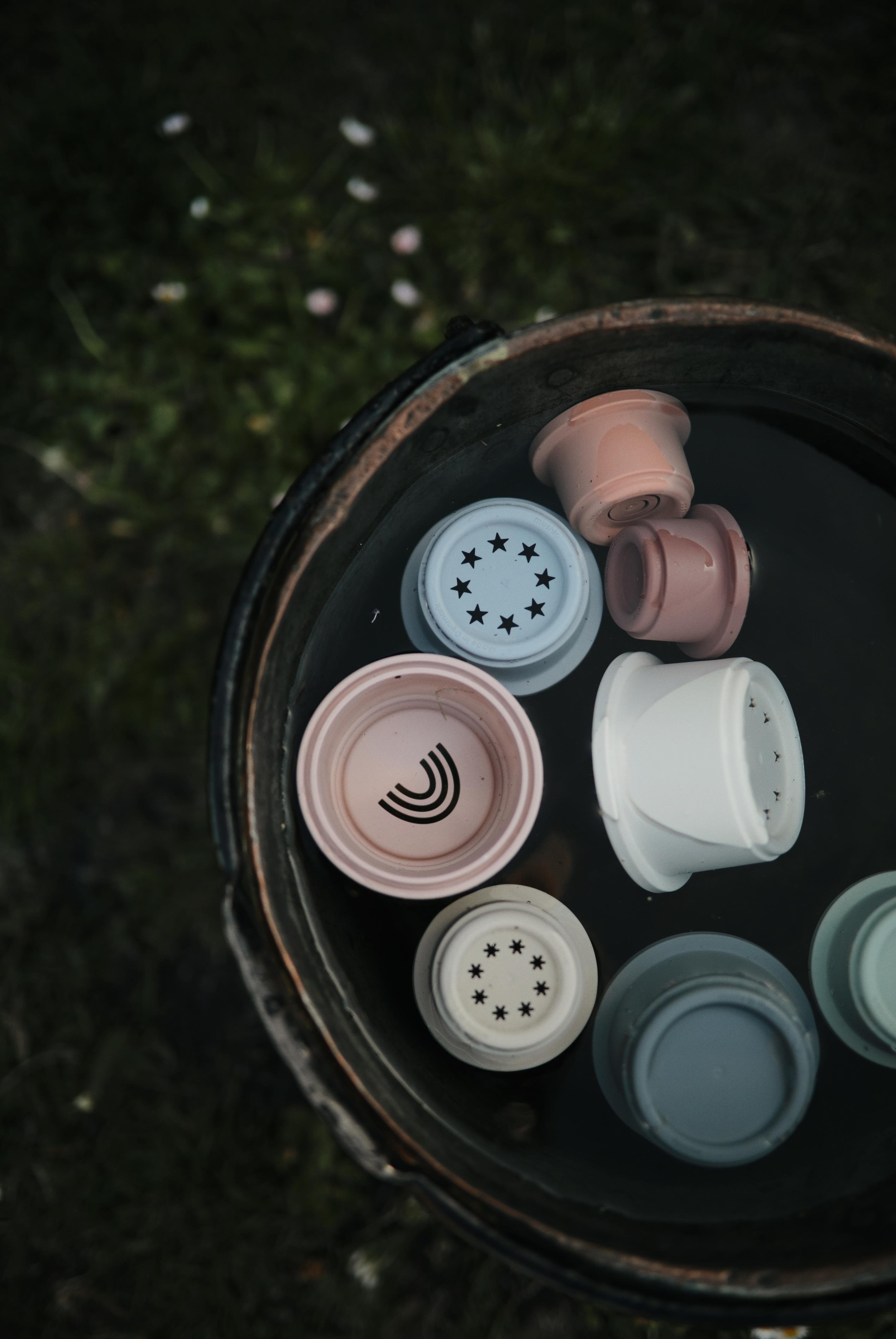 Mushie İçiçe Geçen Kaplar