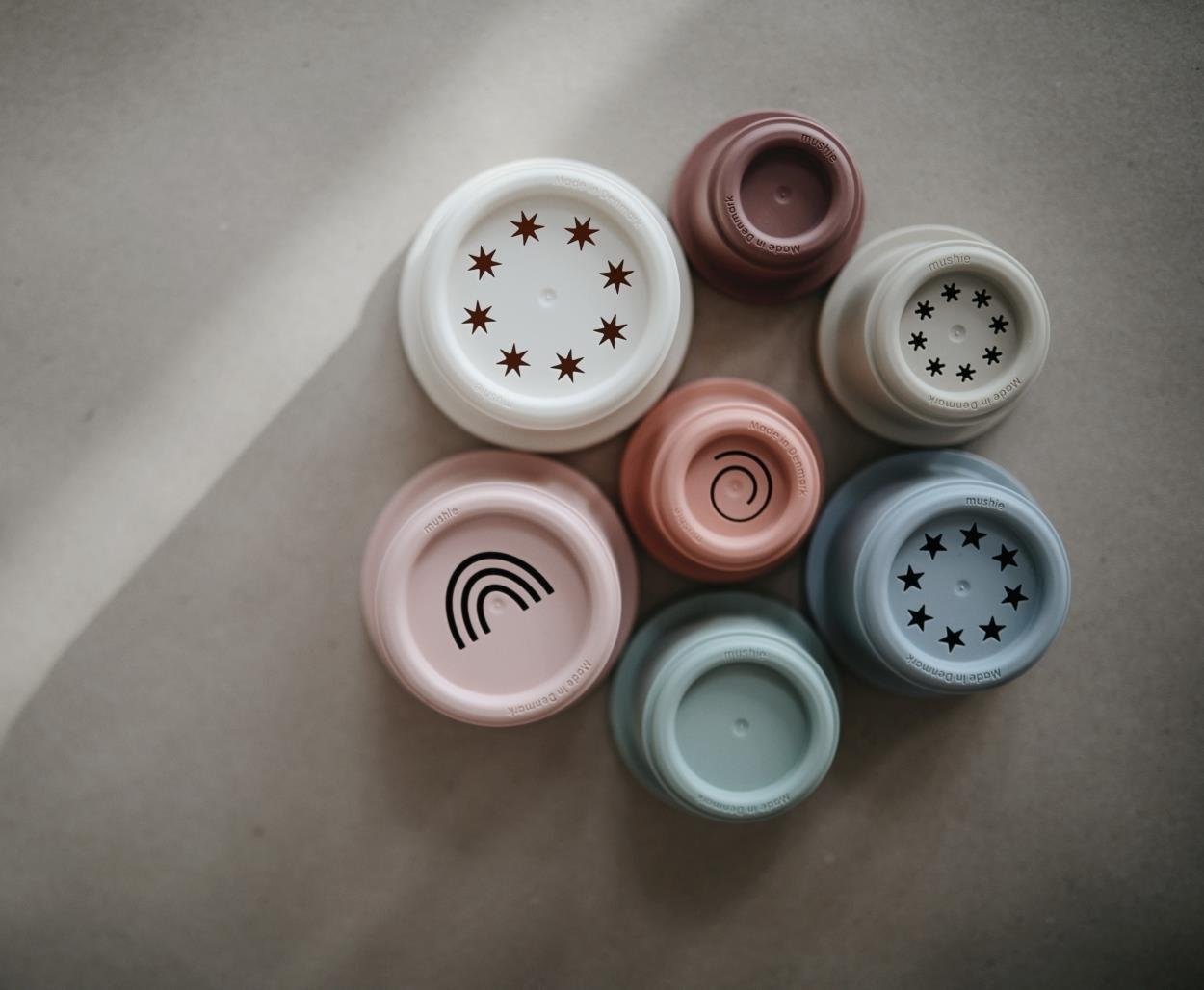 Mushie İçiçe Geçen Kaplar