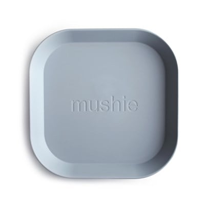 Mushie İkili Kare Yemek Tabağı - Cloud