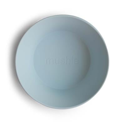 Mushie İkili Yuvarlak Yemek Kasesi - Powder Blue