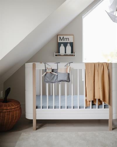 Mushie Organik Bebek Battaniyesi - Textured Dots Mustard Melange