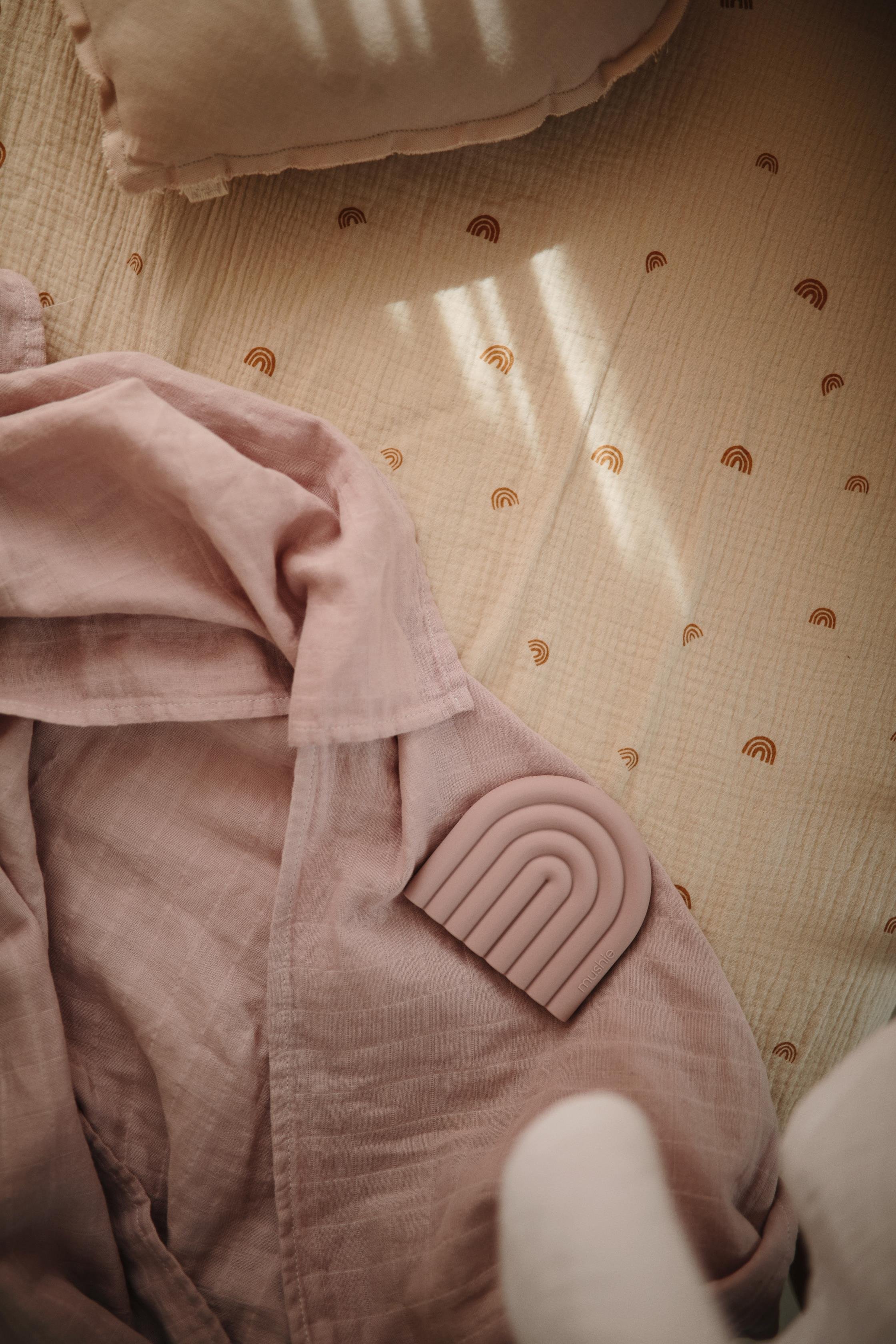 Mushie Organik Müslin Örtü / Kundak - Rainbow