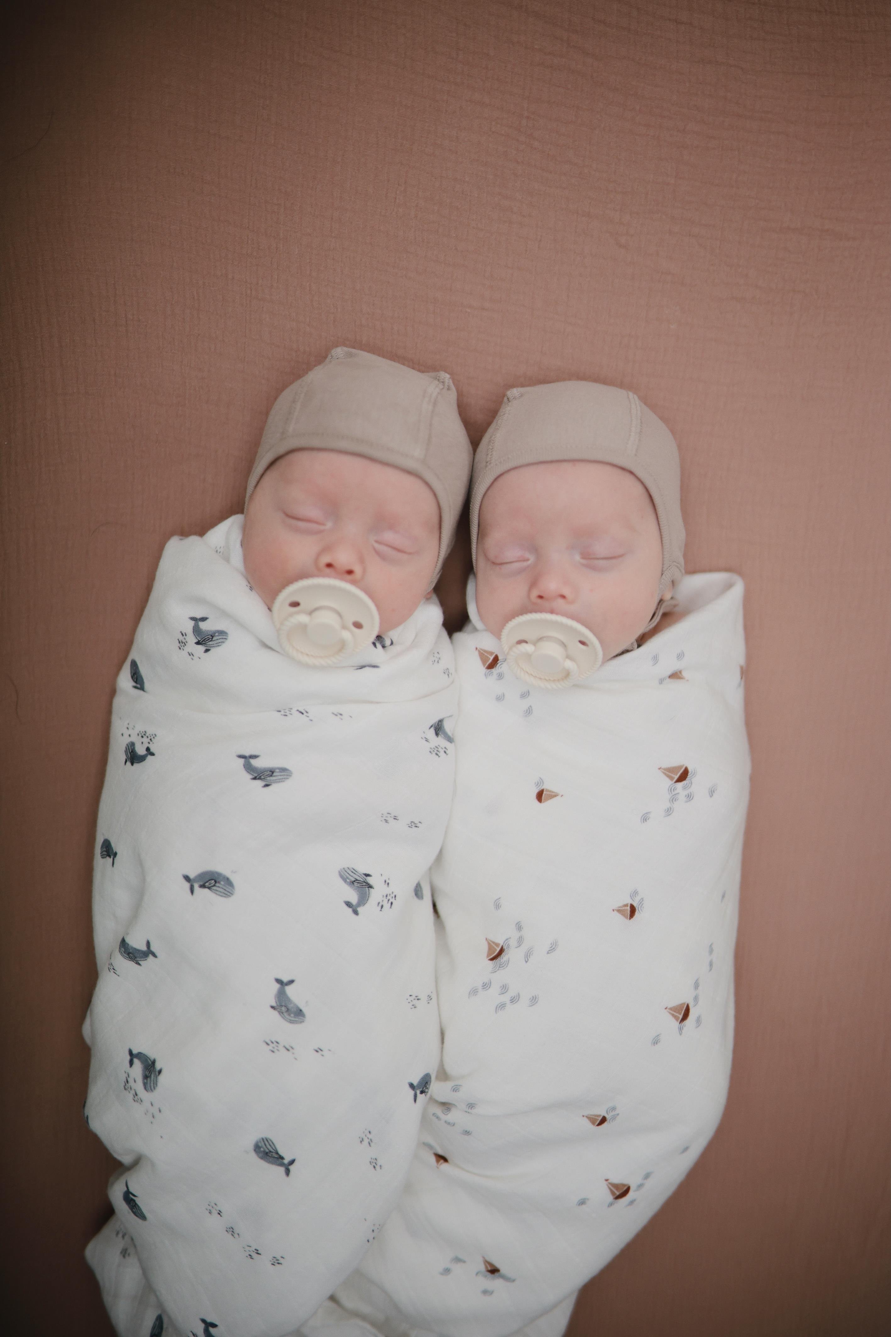 Mushie Organik Müslin Örtü / Kundak - Whales