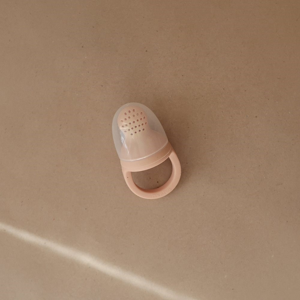 Mushie Silikon Meyve Sebze Filesi (2li paket)- Blush