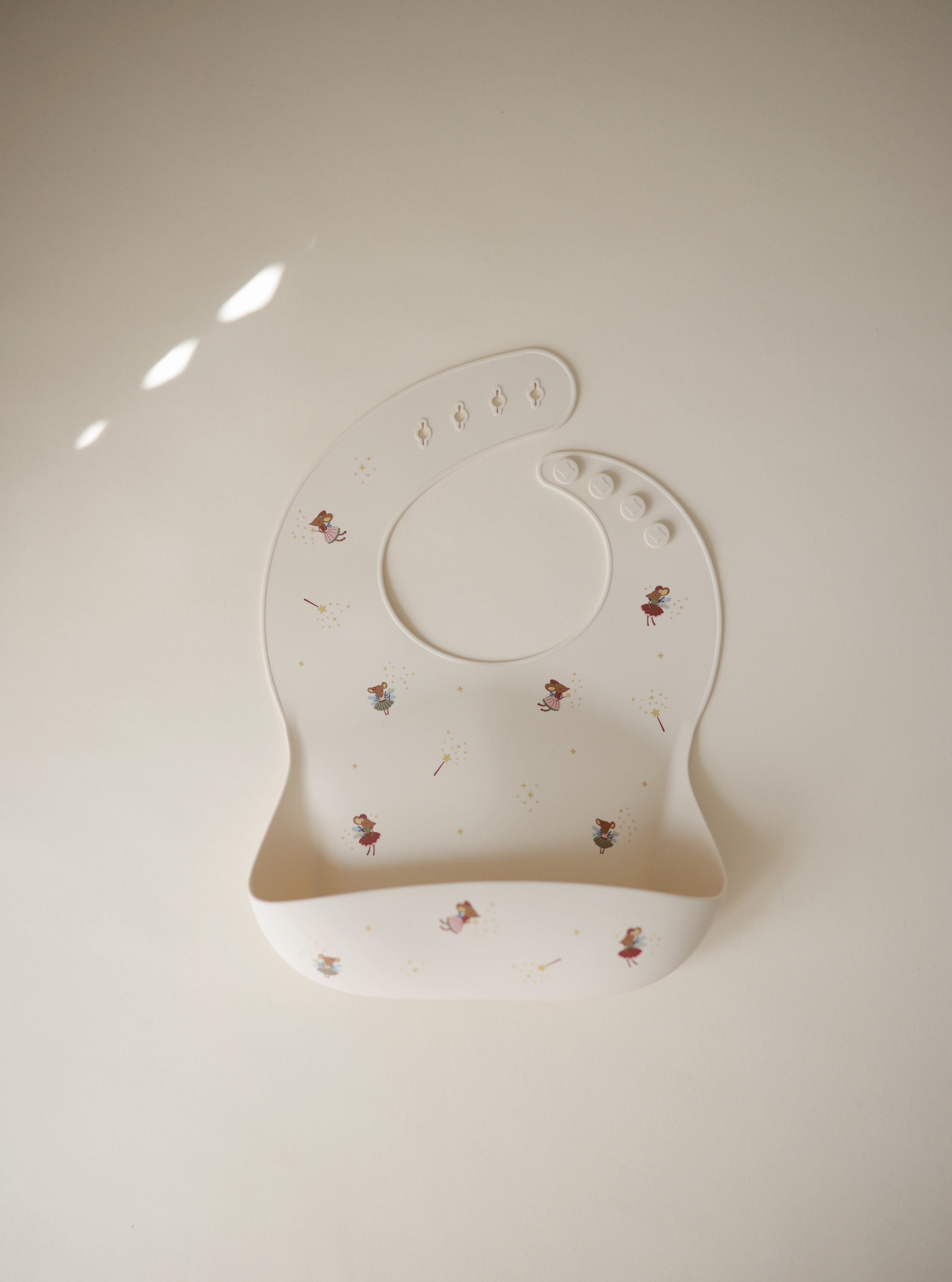 Mushie Silikon Önlük - Fairy Mice