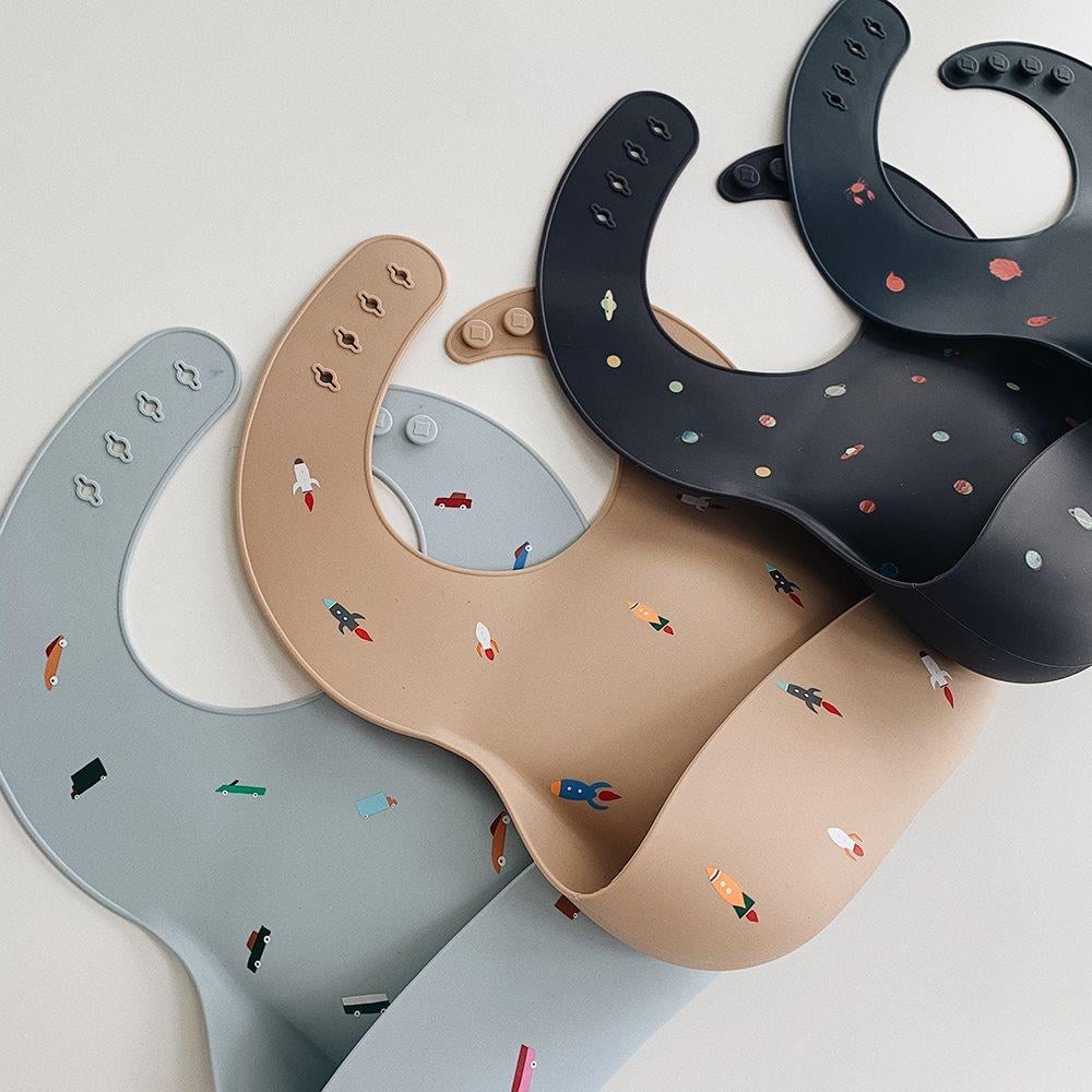 Mushie Silikon Önlük - Planets