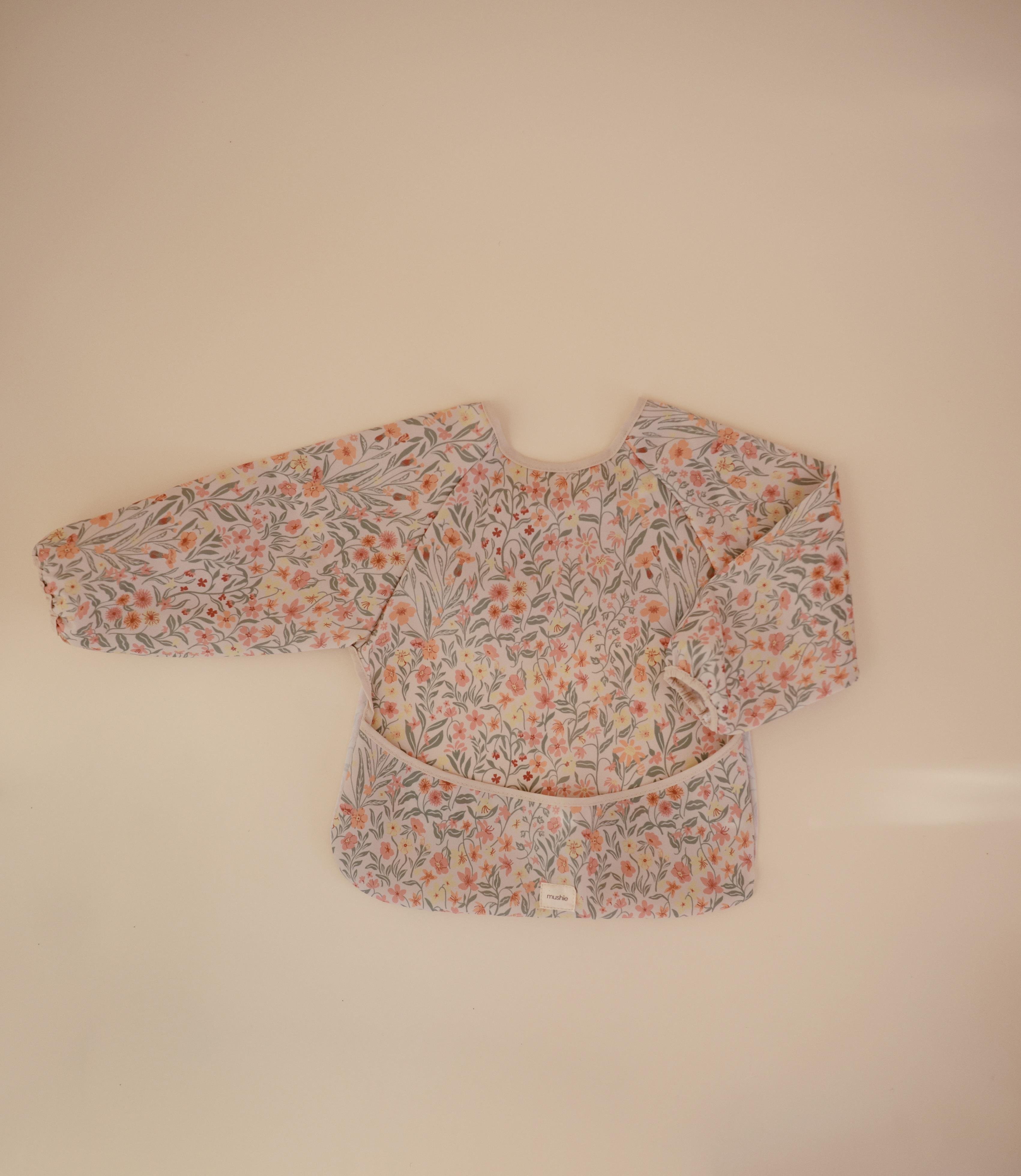 Mushie Uzun Kollu Önlük - Pastel Blooms