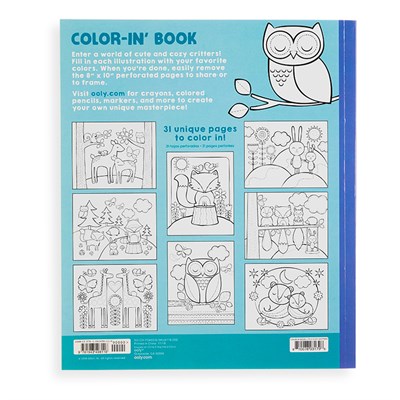 Ooly Boyama Kitabı - Little Cozy Critters