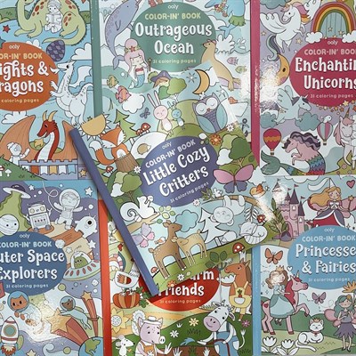 Ooly Boyama Kitabı - Little Cozy Critters